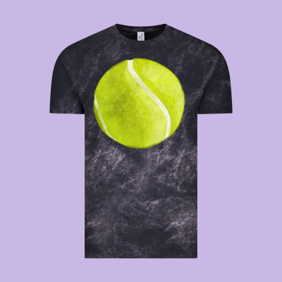 Tennis Ball Fa Element 2 Vintage Tee Designed By Fadigitalartstudio