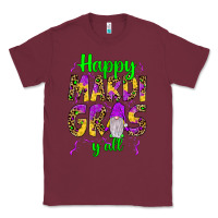Burgundy happy mardi gras y'all gnome Classic Tee - JahusDesignShop