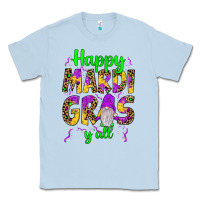Dusty Blue happy mardi gras y'all gnome Classic Tee - JahusDesignShop