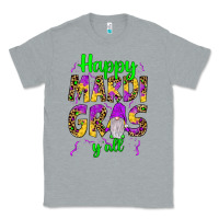 Heather Grey happy mardi gras y'all gnome Classic Tee - JahusDesignShop