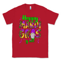 Red happy mardi gras y'all gnome Classic Tee - JahusDesignShop