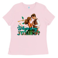 Bubblegum Pink where is my juliet Ladies Tee - AdoDesignShop