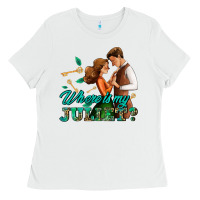 White where is my juliet Ladies Tee - AdoDesignShop