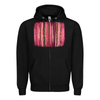 Black valentines day leopard glitter brushstroke Zipper Hoodie - Jasminsmagicworld
