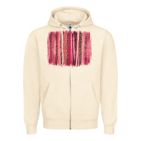 Sandshell valentines day leopard glitter brushstroke Zipper Hoodie - Jasminsmagicworld