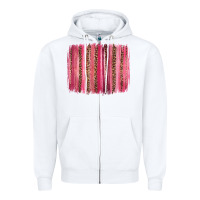 White valentines day leopard glitter brushstroke Zipper Hoodie - Jasminsmagicworld
