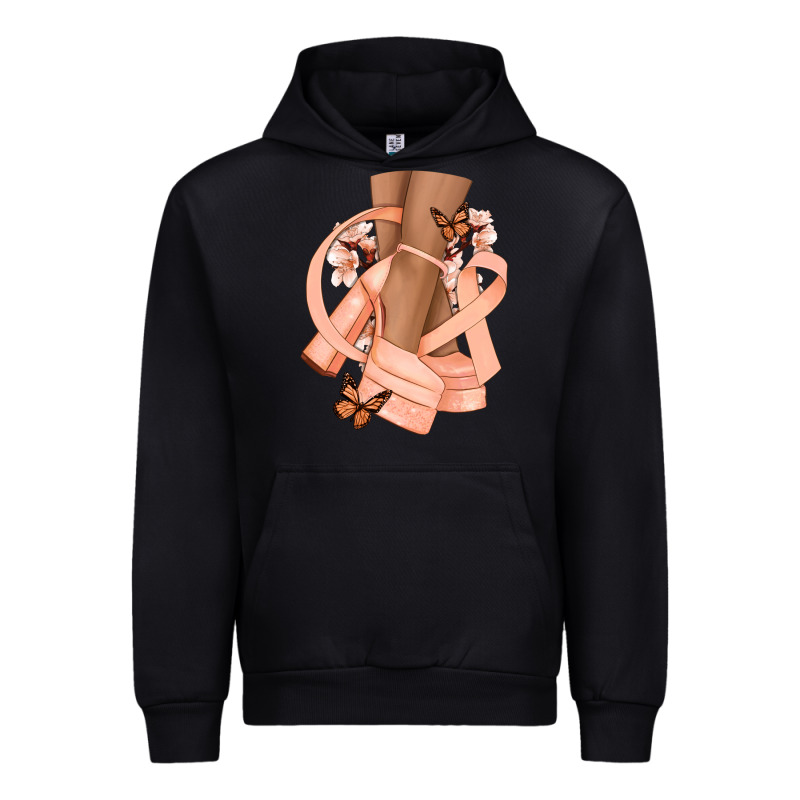 Cancer Diva Peach Ribbon Urban Hoodie by NancyCooperArtShop | Teevron