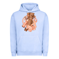Pigment Grape Ice Cancer diva peach ribbon Urban Hoodie - NancyCooperArtShop