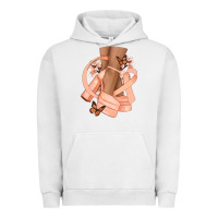 Pigment Lunar Rock Cancer diva peach ribbon Urban Hoodie - NancyCooperArtShop