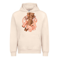 Sandshell Cancer diva peach ribbon Urban Hoodie - NancyCooperArtShop