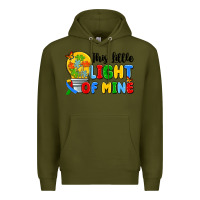 Army Green this little light of mine Premium Hoodie - Artiststas