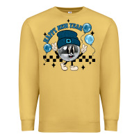 Antique Gold happy new year disco ball Premium Sweatshirt - MaliasSmallBusiness