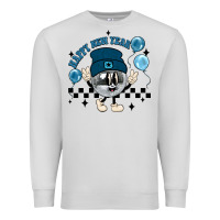 Dove Grey happy new year disco ball Premium Sweatshirt - MaliasSmallBusiness