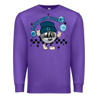 Purple happy new year disco ball Premium Sweatshirt - MaliasSmallBusiness