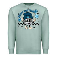 Seafoam happy new year disco ball Premium Sweatshirt - MaliasSmallBusiness