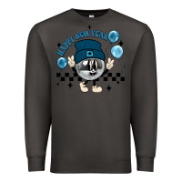 Smoke happy new year disco ball Premium Sweatshirt - MaliasSmallBusiness