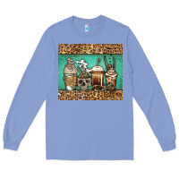 Colony Blue skeleton coffee cups Long Sleeve Tee - Jasminsmagicworld