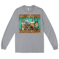 Heather Grey skeleton coffee cups Long Sleeve Tee - Jasminsmagicworld