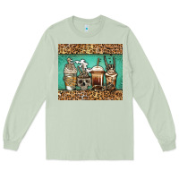 Matcha skeleton coffee cups Long Sleeve Tee - Jasminsmagicworld