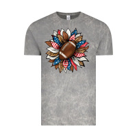 Cloud Rock american football sunflower Vintage Tee - HRA Design Shop