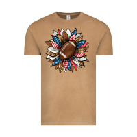 American Football Sunflower Vintage Tee | Teevron