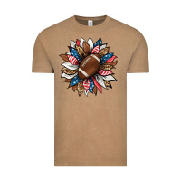 Vintage Coffee american football sunflower Vintage Tee - HRA Design Shop