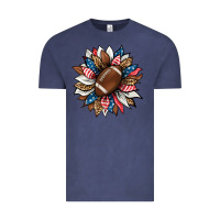 Vintage Denim american football sunflower Vintage Tee - HRA Design Shop