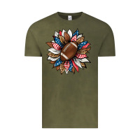 Vintage Olive american football sunflower Vintage Tee - HRA Design Shop
