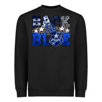 Black Back to blue 4th of July 4th of july Heavyweight Sweatshirt - CowGirlArtShop