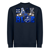 Navy Back to blue 4th of July 4th of july Heavyweight Sweatshirt - CowGirlArtShop