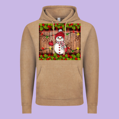 Snowman Christmas Vintage Hoodie Designed By Jahusdesignshop