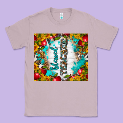 Blessed Teacher Tumbler Classic Tee Designed By Bundleandbundleshop