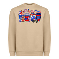 Mushroom 4th of July coffee drinks Heavyweight Sweatshirt - Neo Western