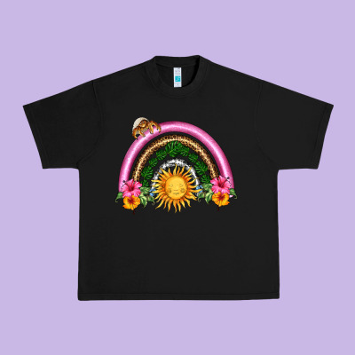 Summer Sun Rainbow Urban Heavy Tee Designed By Hra Design Shop