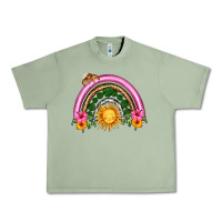 Oil Green summer sun rainbow Urban Heavy Tee - HRA Design Shop