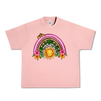 Salmon summer sun rainbow Urban Heavy Tee - HRA Design Shop