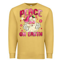 Antique Gold peace on earth Premium Sweatshirt - MaliasSmallBusiness