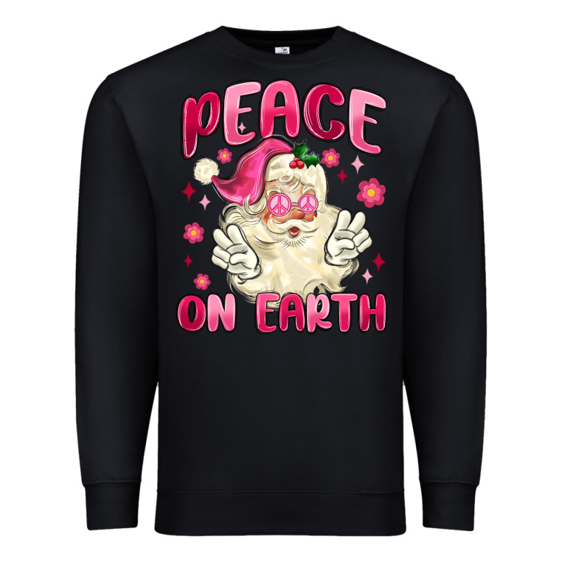 Peace On Earth Premium Sweatshirt by MaliasSmallBusiness | Teevron