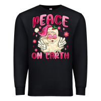 Black peace on earth Premium Sweatshirt - MaliasSmallBusiness