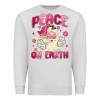 Dove Grey peace on earth Premium Sweatshirt - MaliasSmallBusiness