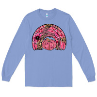 Colony Blue pumpkin ribbon rainbow Long Sleeve Tee - JahusDesignShop