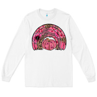 White pumpkin ribbon rainbow Long Sleeve Tee - JahusDesignShop