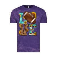 Cloud Purple western love american football Vintage Tee - HRA Design Shop