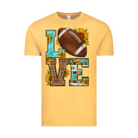 Vintage Mustard western love american football Vintage Tee - HRA Design Shop