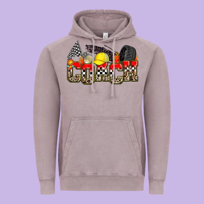 Race Coach Vintage Hoodie Designed By Zillion Design Studio