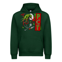 Forest Green Christmas Character Nurse Urban Hoodie - NancyCooperArtShop