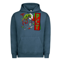 Pigment Midnight Navy Christmas Character Nurse Urban Hoodie - NancyCooperArtShop