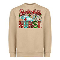 Santa Is Favorite Nurse Heavyweight Sweatshirt | Teevron