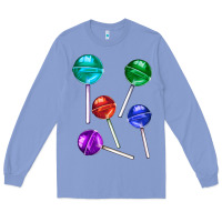 Colony Blue lollipops Long Sleeve Tee - AdoDesignShop