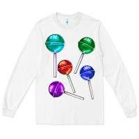 White lollipops Long Sleeve Tee - AdoDesignShop